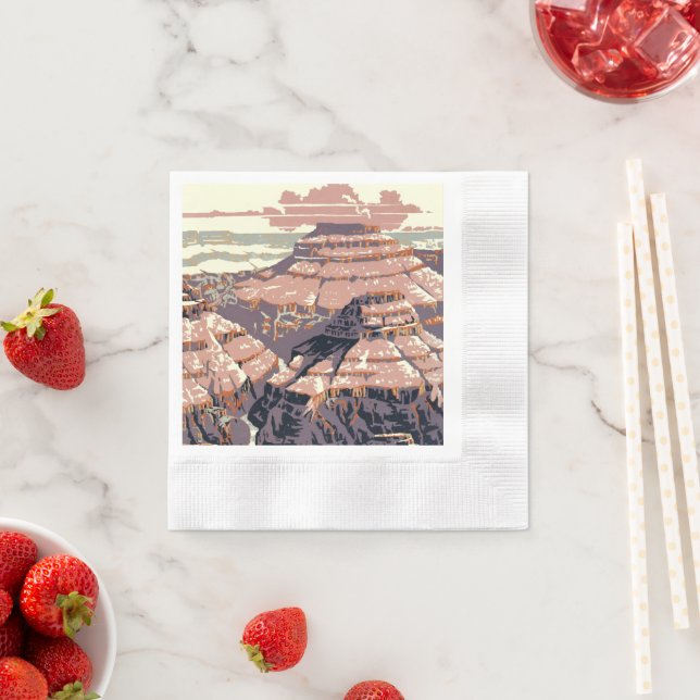 Grand Canyon Western Graphic Art American Serviette (Beispiel)