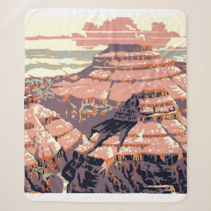 Grand Canyon Western Graphic Art American Sherpadecke