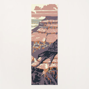 Grand Canyon Western Graphic Art American Yogamatte