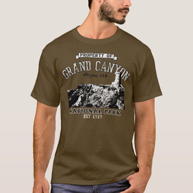 Grand- Canyoneigentum von T-Shirt (Vorderseite)