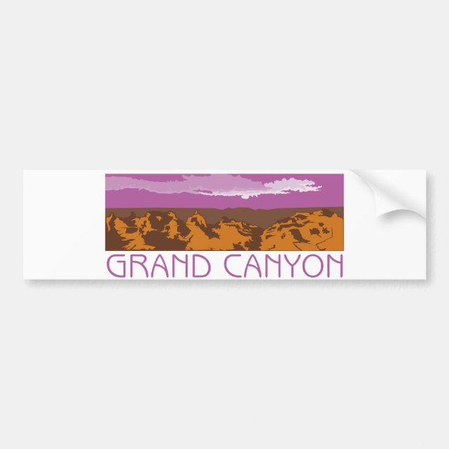 Grand- Canyonfahne Autoaufkleber (Vorne)