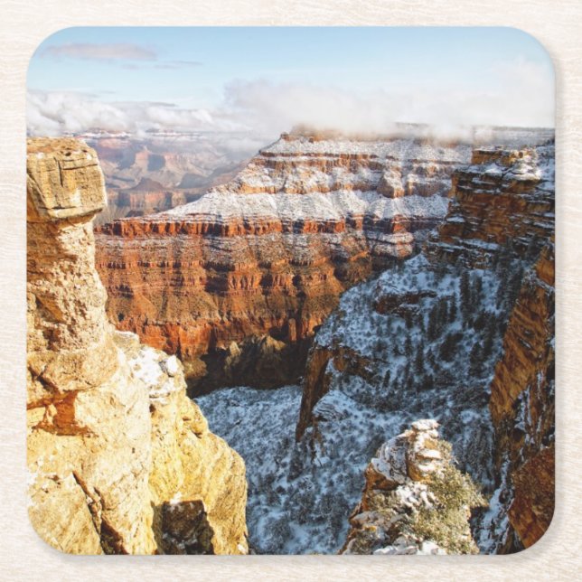 Grand- CanyonNationalpark, Arizona, USA Rechteckiger Pappuntersetzer (Vorderseite)