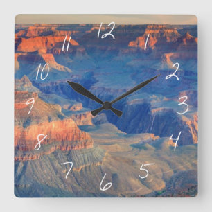Grand- CanyonNationalpark, AZ Quadratische Wanduhr