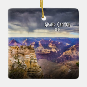 Grand- Canyonreise-Foto 2 versah Weihnachten mit Keramikornament