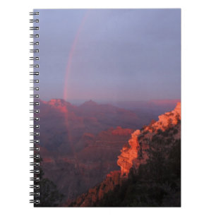Grand- Canyonsonnenuntergang-Regenbogen Notizblock