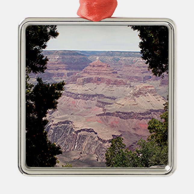 Grand- Canyonsüdkante, Arizona 1 Ornament Aus Metall (Vorne)