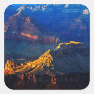 Grand- Canyonsüdkante Quadratischer Aufkleber