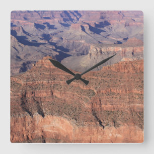 Grand- Canyonuhr (helle gefärbt) Quadratische Wanduhr