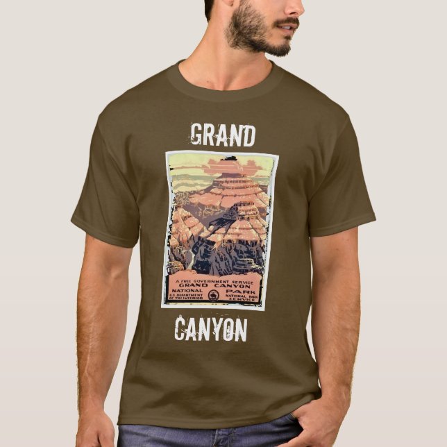 Grand- CanyonVintager T - Shirt (Vorderseite)
