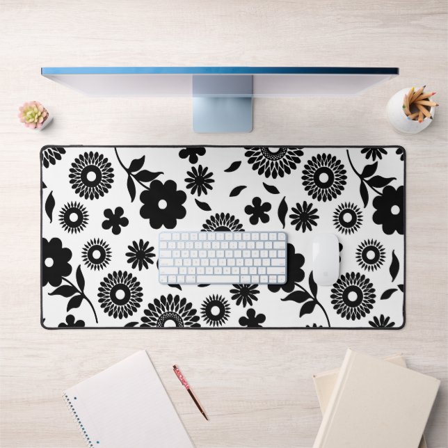Grand carter de souris à fleurs | Filles mignonnes (Bureau 1)