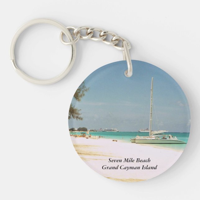 Grand Cayman Insel-Schlüsselkette Schlüsselanhänger (Vorderseite)