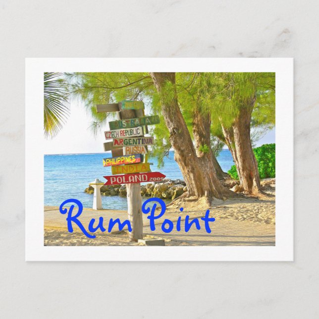 Grand Cayman Island, Rum Point, Postcard Postkarte (Vorderseite)