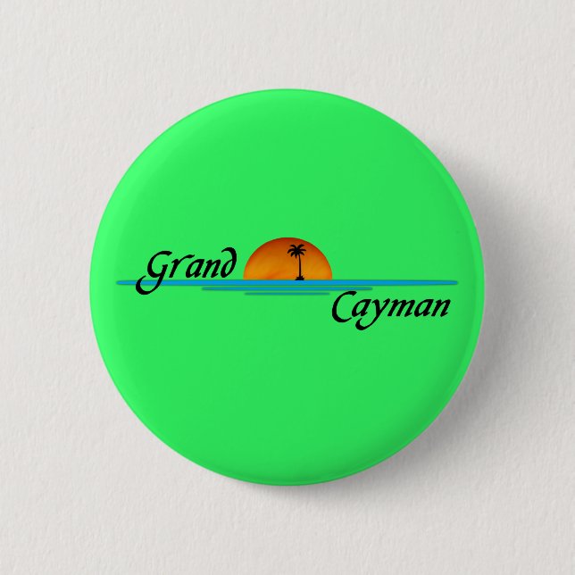 Grand Cayman Knopf Button (Vorderseite)