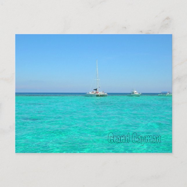 Grand Cayman Postkarte (Vorderseite)