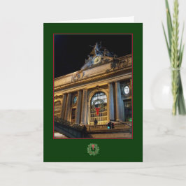 "Grand Central Christmas" - Urlaubskarte - Stadt Feiertagskarte