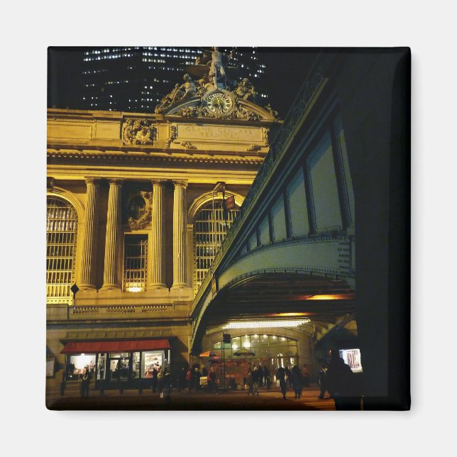 Grand Central Station - Night - New York City Magnet (Vorne)