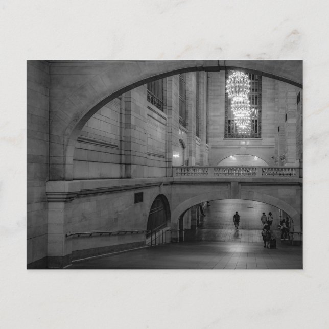 Grand Central Station Postkarte (Vorderseite)