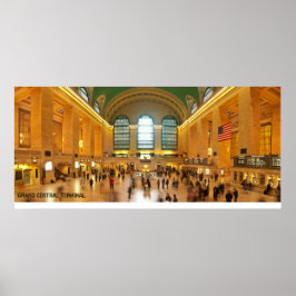 Grand Central Terminal Panorama In New York City Poster