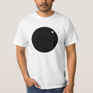 Grand cercle noir - enfer de T-shirt