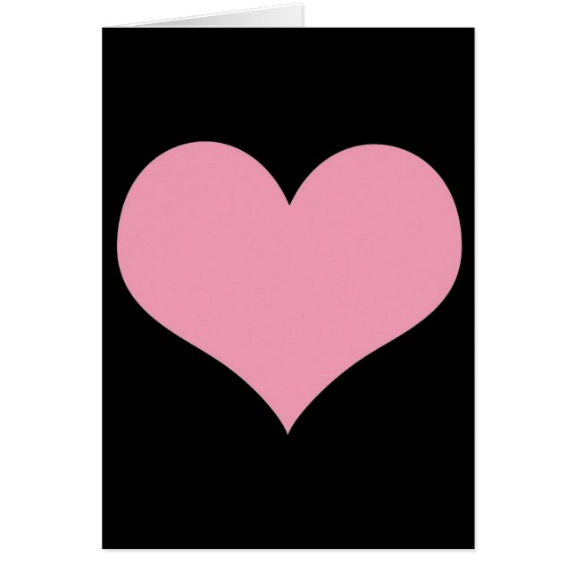Grand Coeur d'amour rose (Devant)