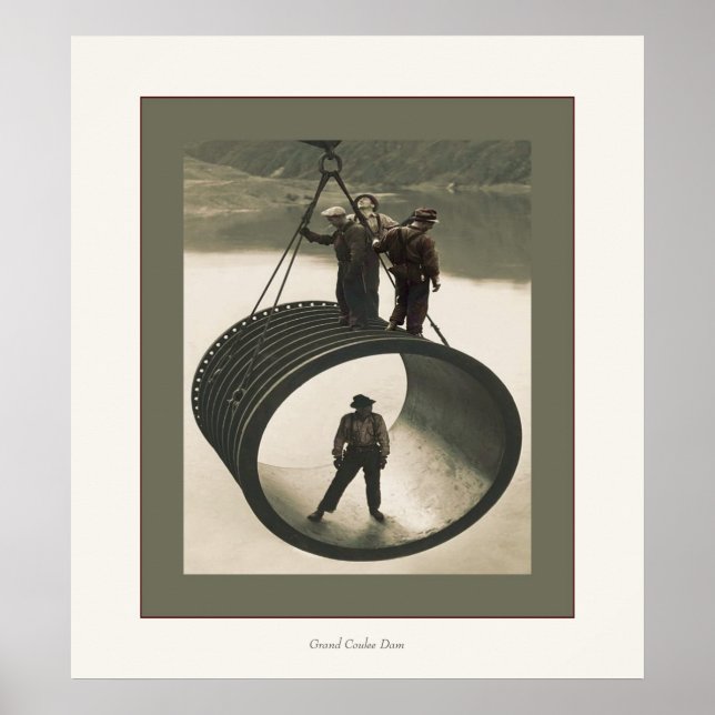 Grand Coulee Dam Poster (Vorne)