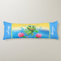Grand coussin de corps sautant la coutume de