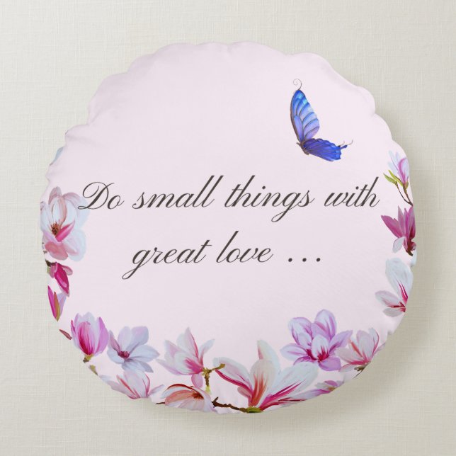 Grand Coussin rond d'amour (Devant)