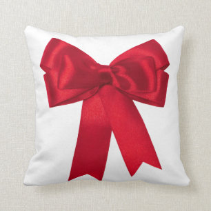 Grand coussin rouge d'arc
