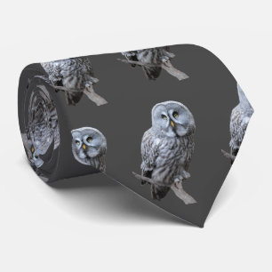 Grand Cravate Grey Owl