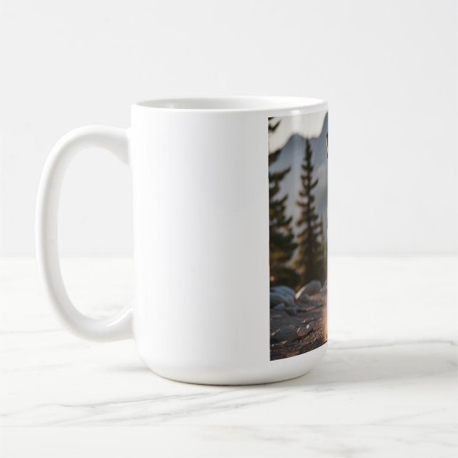 Grand Dane Élégant café Mug (Gauche)
