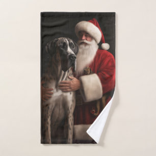 Grand Danse Avec Noël Festif Du Père Noël