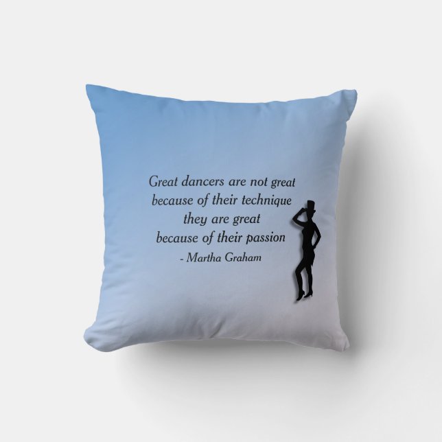 Grand Danseuse Motivation Coussin (Recto)