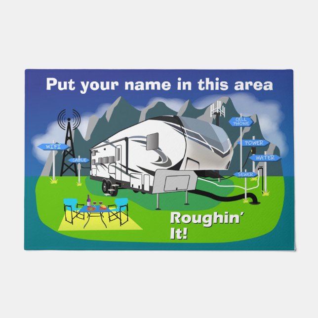 Grand Design Reflection 28bh Design Roughin' It Fußmatte (Vorderseite)