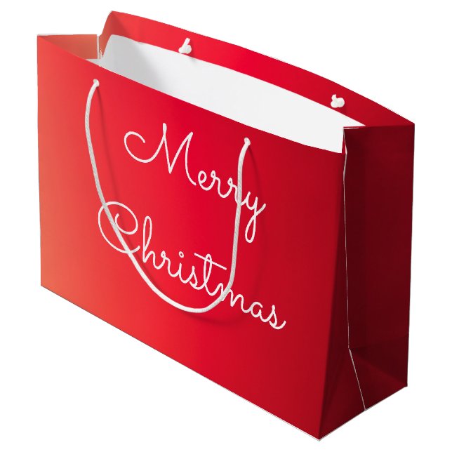 Grand Designer Sac fourre-tout cadeau de Noël (Dos Angle)