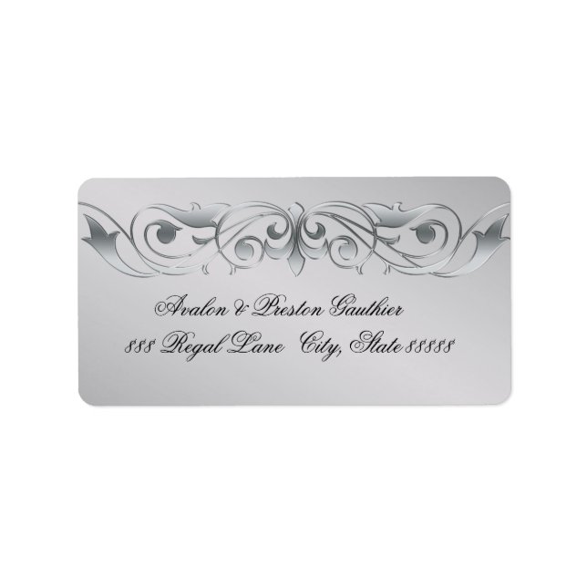 Grand-Duchess Étiquettes de adresse de défilement  (Devant)