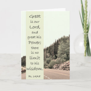 Grand est le Seigneur - Carte de l'Écriture