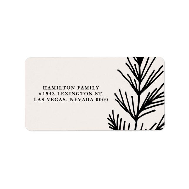 Grand étiquette   et Feuille (Devant)