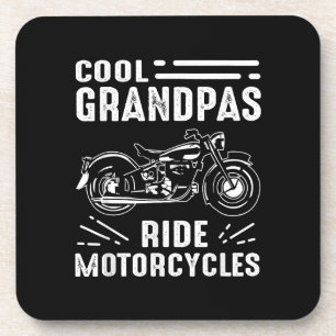 Grand Father Biker Getränkeuntersetzer