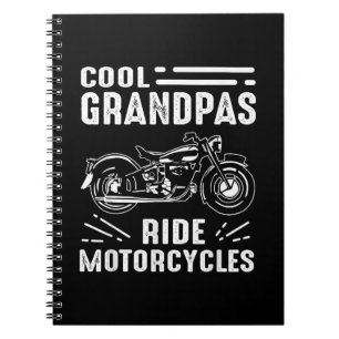 Grand Father Biker Notizblock