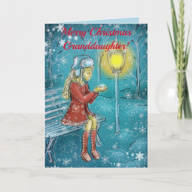 GRAND-FILLE SUR LA CARTE BENCH NOËL (Devant)