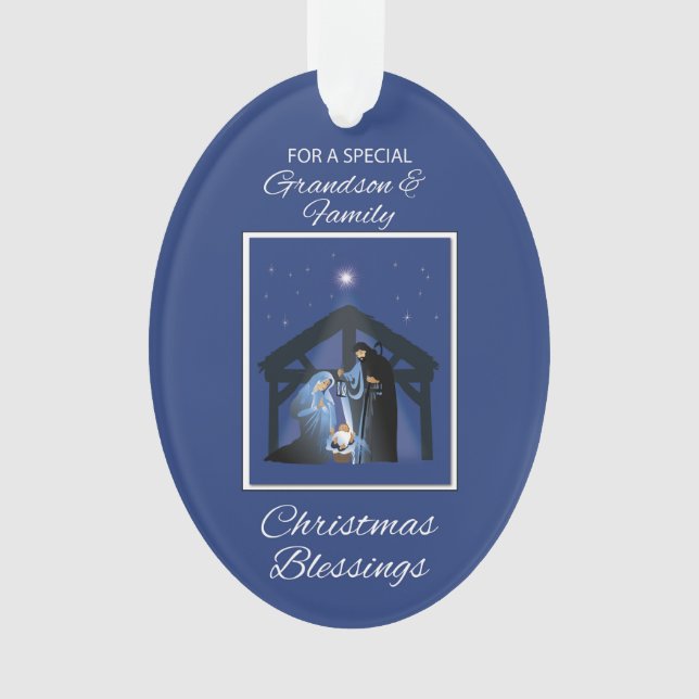 Grand-fils et directeur des bénédictions de Noël (devant)
