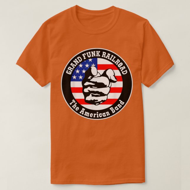 Grand Funk Railroad The American Band T-Shirt (Design vorne)