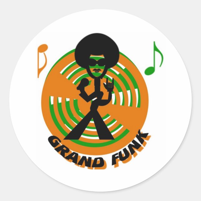 GRAND FUNK STICKERS (Vorderseite)