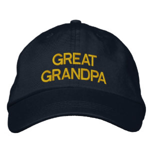Grand grand-père casquette brodé