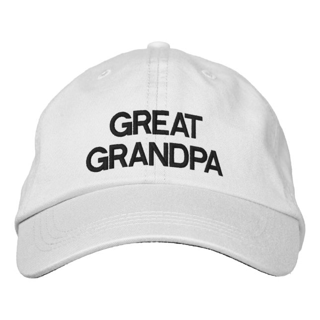 Grand grand-père casquette brodé (Devant)
