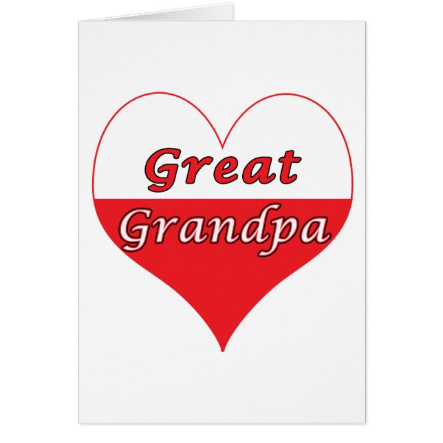 Grand grand-père Coeur polonais (Devant)