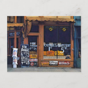Grand Grocery Company. Lincoln, Nebraska, 1942. Postkarte