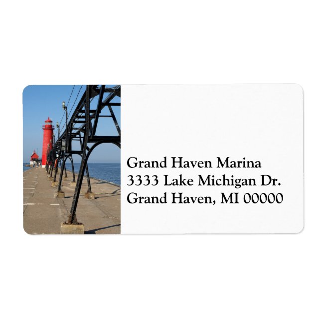 Grand Haven Address Label (Vorne)