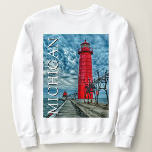 Grand Haven Lighthouse Michigan Sweatshirt