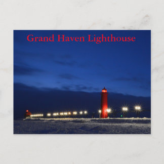 Grand Haven Lighthouse Postcard Postkarte